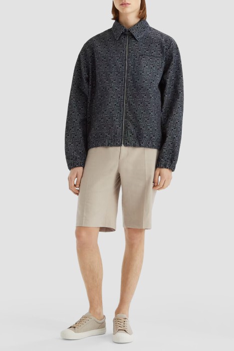 сникеры  модель domino от бренда fendi вид слева