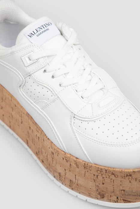 сникеры  модель freedots xl из льна спереди