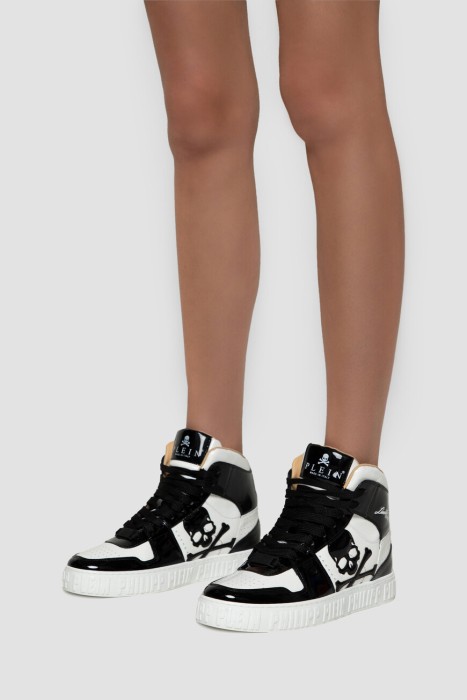 сникеры  модель hi-top от бренда philipp plein вид слева