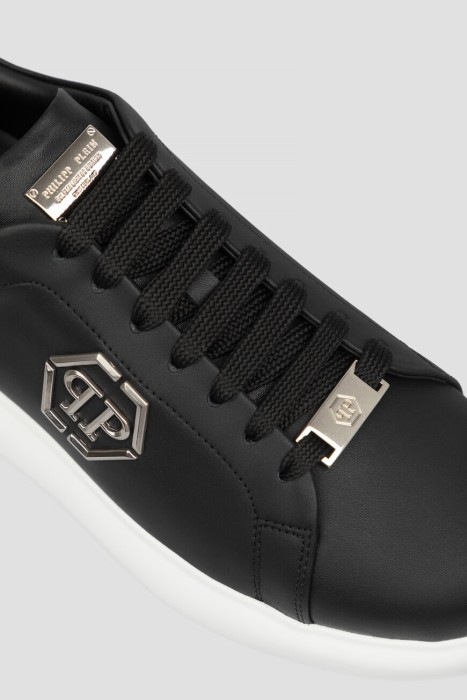 сникеры  модель lo-top new basic hexagon из кожи спереди