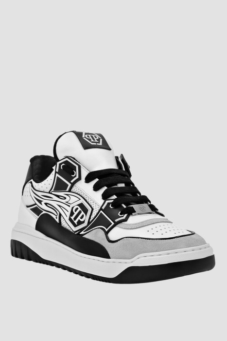 сникеры  модель lo-top strass от бренда philipp plein вид слева