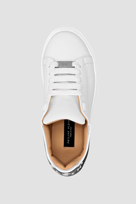 сникеры  модель lo-top из льна спереди