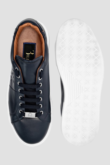 сникеры  модель lo-top из льна спереди