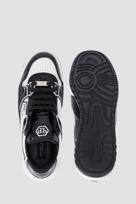 сникеры  модель «луноход» (`moonwalker`) из кожи спереди