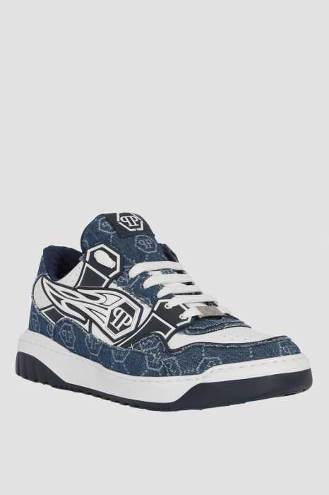 сникеры  модель «луноход» (`moonwalker`) от бренда philipp plein вид слева