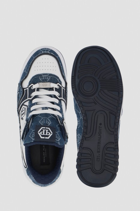 сникеры  модель «луноход» (`moonwalker`) из хлопка спереди