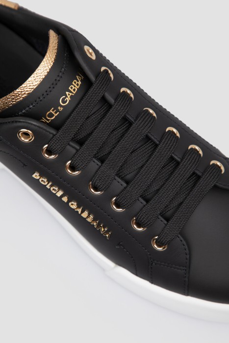 сникеры  модель portofino из льна спереди