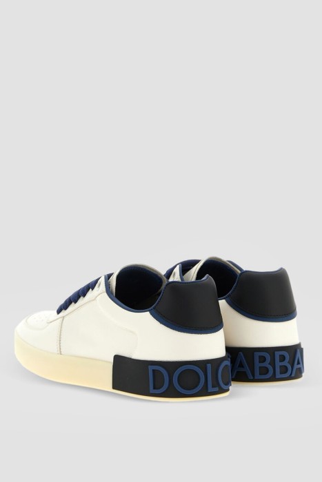 сникеры  модель portofino от бренда dolce & gabbana вид слева