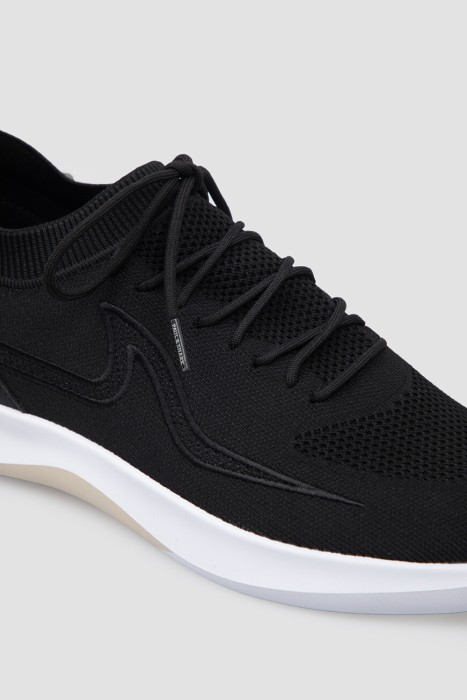 сникеры  модель shark-wave из кожи спереди