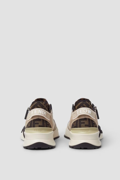 сникеры-слипоны  flow из хлопка спереди