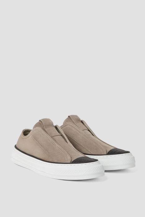 сникеры-слипоны  из италии вид сбоку