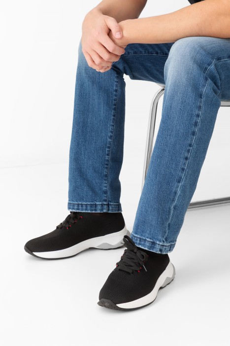 сникеры  от бренда kiton вид слева