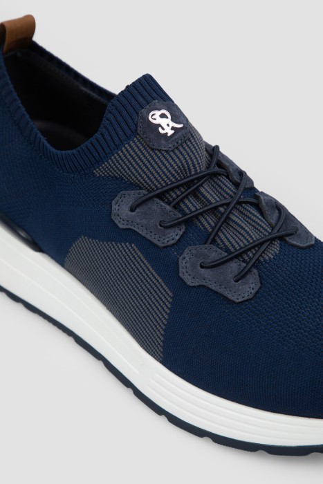 сникеры  из льна спереди