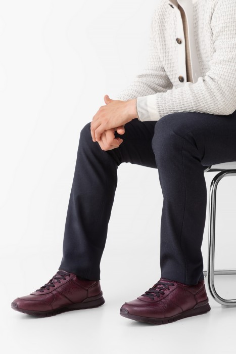 сникеры  от бренда kiton вид слева