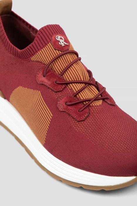 сникеры  из льна спереди