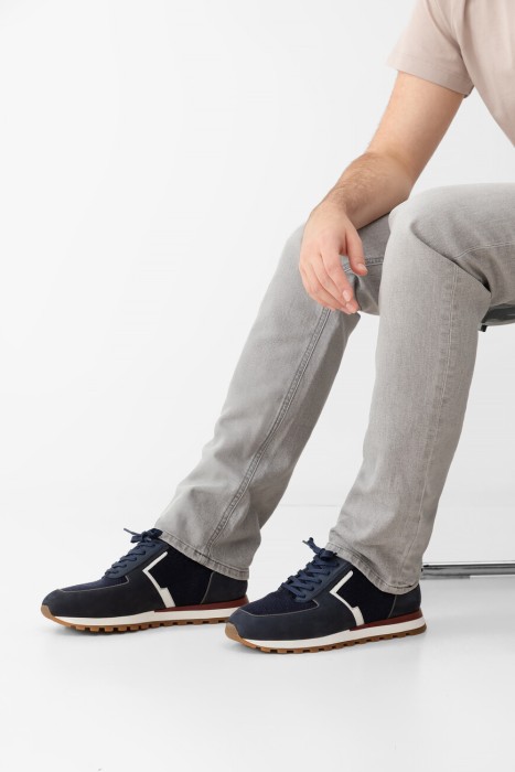 сникеры  от бренда corneliani вид слева