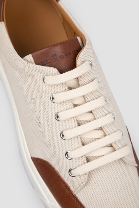 сникеры  из хлопка спереди