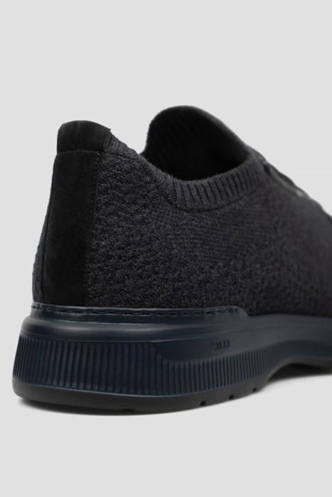 сникеры  из кожи спереди