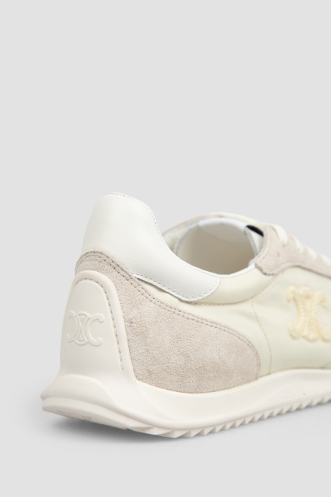 сникеры  из кожи спереди