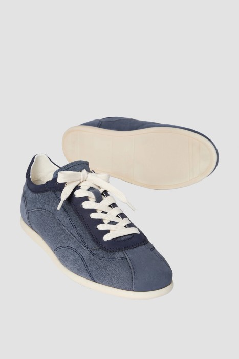 сникеры  из кожи спереди