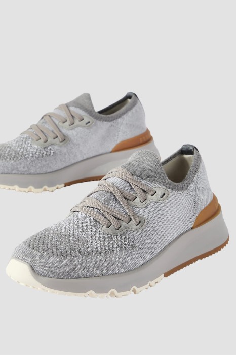 сникеры  из хлопка спереди