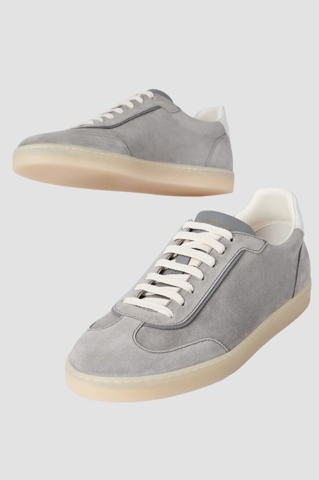 сникеры  из кожи спереди