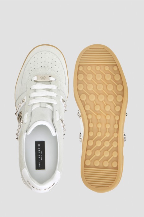 сникеры  из кожи спереди