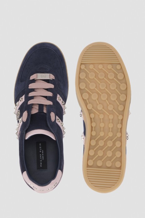 сникеры  из кожи спереди