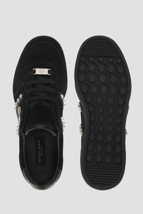 сникеры  из кожи спереди