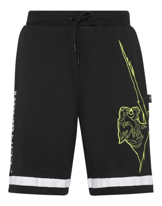 спортивные шорты  от бренда plein sport вид слева