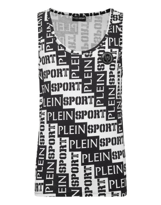 спортивный топ  от бренда plein sport вид слева