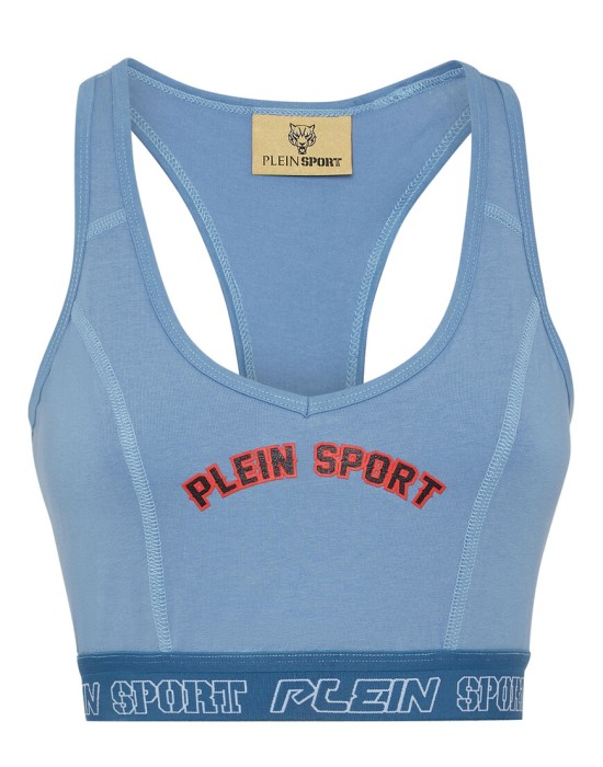 спортивный топ  от бренда plein sport вид слева