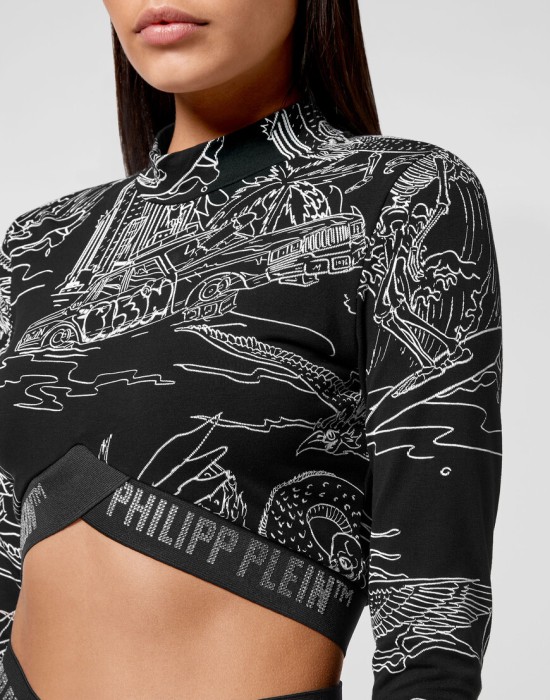 спортивный топ  из америки вид сбоку