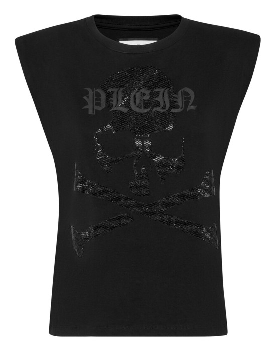 спортивный топ  от бренда philipp plein вид слева