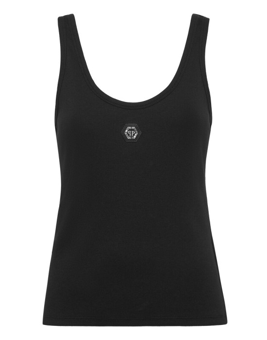 спортивный топ  от бренда philipp plein вид слева