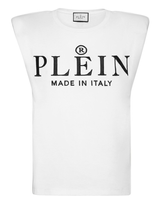 спортивный топ  от бренда philipp plein вид слева