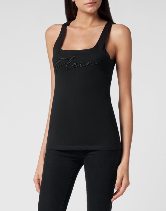 спортивный топ  от бренда philipp plein вид слева