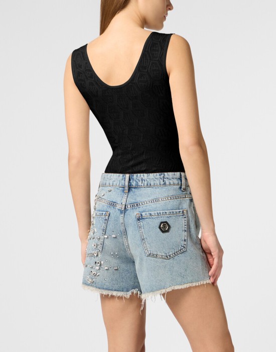 спортивный топ  из америки вид сбоку