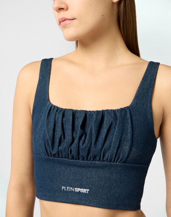 спортивный топ  из проверенных материалов спереди