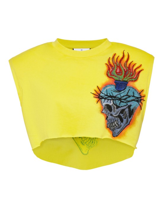 спортивный топ  из проверенных материалов спереди