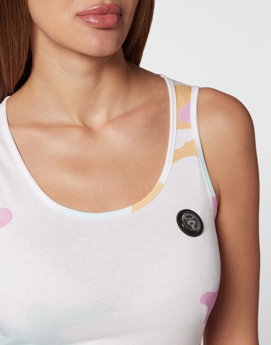 спортивный топ  из италии вид сбоку