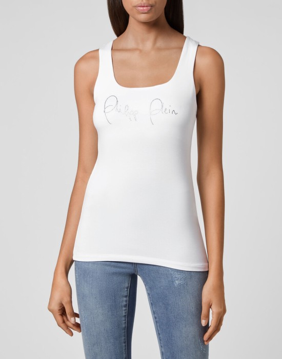 спортивный топ  от бренда philipp plein вид слева