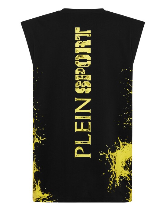 спортивный топ  от бренда plein sport вид слева