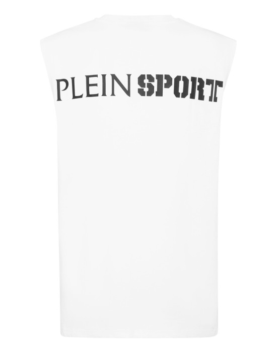 спортивный топ  от бренда plein sport вид слева