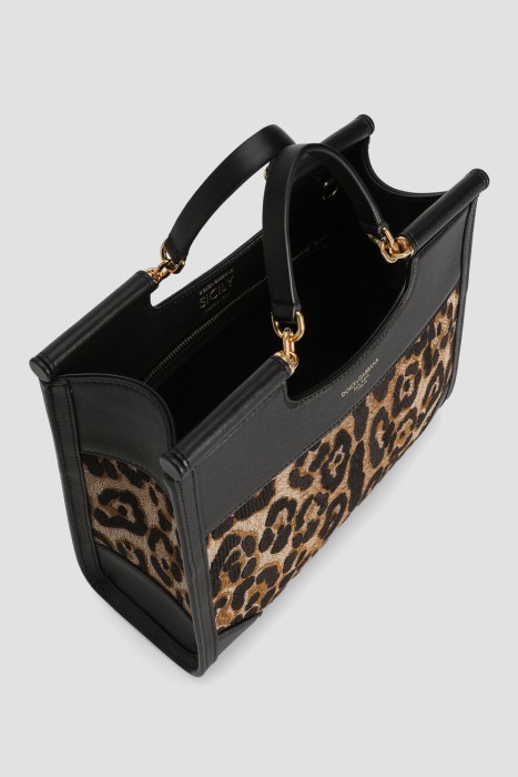 сумка dolce&gabbana модель sicily из хлопка спереди