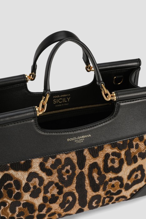 сумка dolce&gabbana модель sicily универсального стиля с лицевой стороны