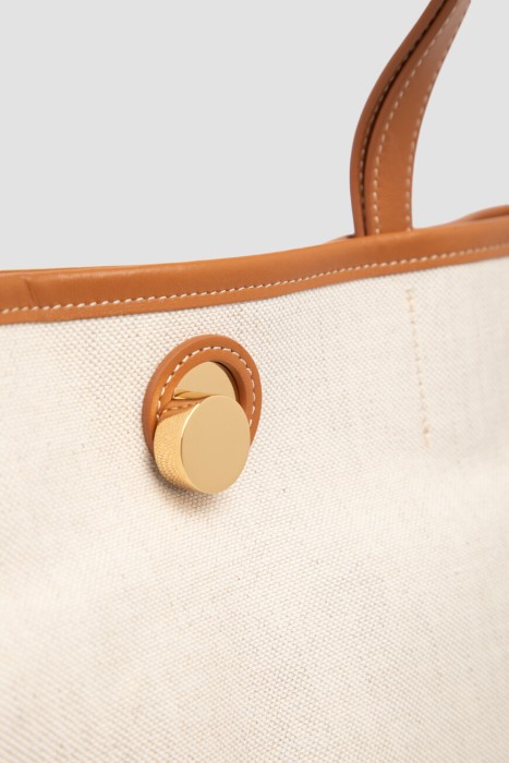 сумка fabiana fillippi модель eclissi из хлопка спереди