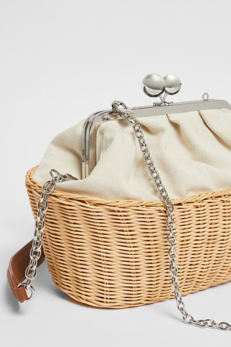 сумка maxmara модель pasticcino из хлопка спереди