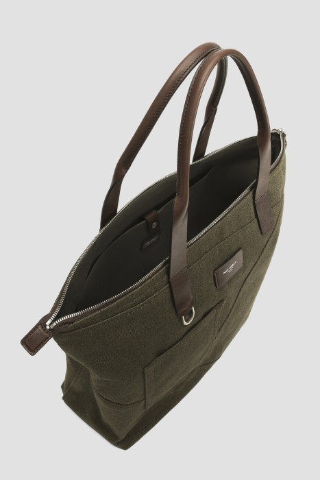 сумка  модель adamo из хлопка спереди