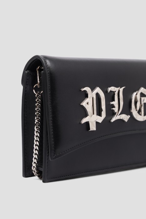 сумка  модель baguette gothic plein из кожи спереди